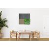 Wandpaneel 'Modular Wall 11302B Black Slate Stone' grau 52 x 104 cm