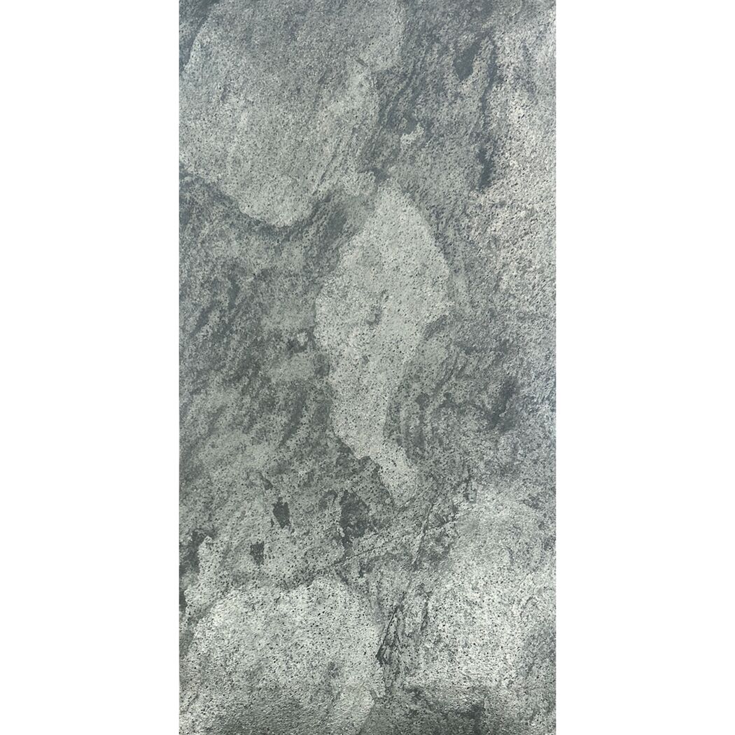 Wandpaneel 'Modular Wall 11303B Diamond Slate Stone' grau 52 x 104 cm