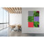 Wandpaneel 'Modular Wall PET 11200A' rot 52 x 52 cm