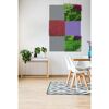 Wandpaneel 'Modular Wall PET 11201A' violett 52 x 52 cm
