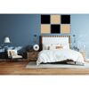 Wandpaneel 'Modular Wall PET 11202A' schwarz 52 x 52 cm