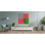 Wandpaneel 'Modular Wall PET 11203A' grau 52 x 52 cm