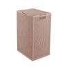 Wäschebox 'Kaya' altrosa in Rattan-Optik.
