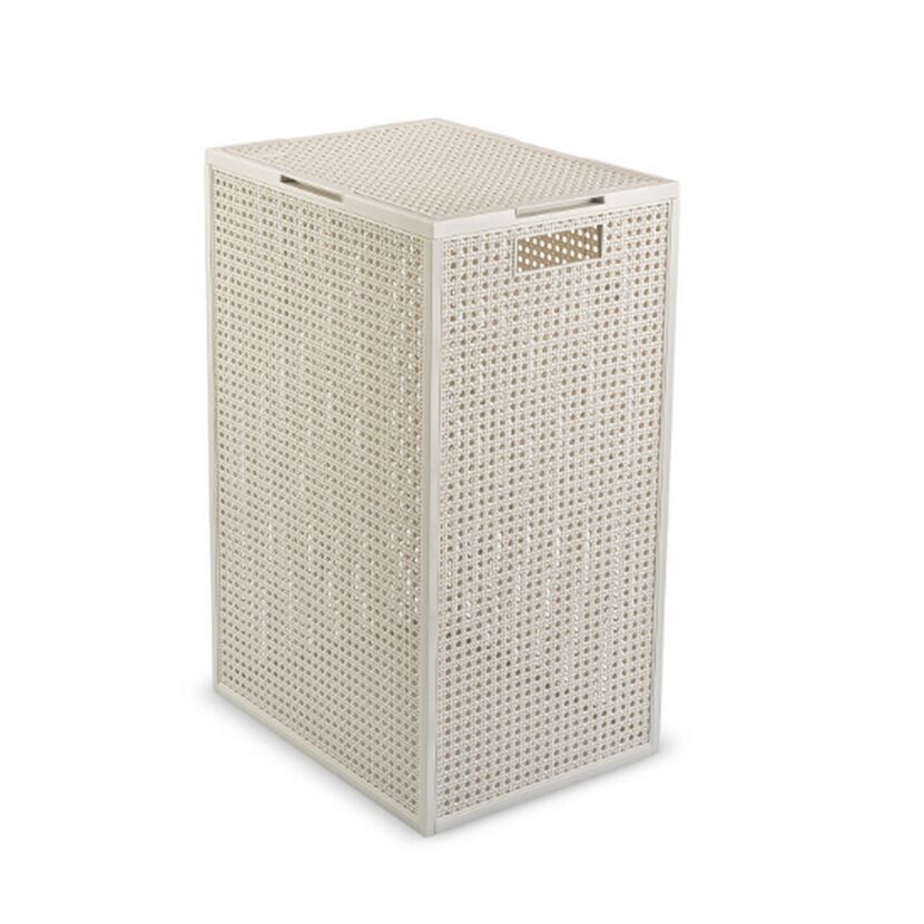 Wäschebox 'Kaya' weiß 60 l 38 × 29 × 58,5 cm