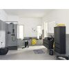 Duschsystem 'Glaia' mit Thermostat mattschwarz
