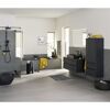 Duschsystem 'Glaia' mit Thermostat mattschwarz