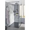 Duschsystem 'Glaia' mit Thermostat mattschwarz