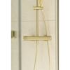 Duschsystem 'Glaia' mit Thermostat mattgold