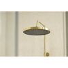 Duschsystem 'Glaia' mit Thermostat mattgold