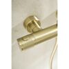 Duschsystem 'Glaia' mit Thermostat mattgold