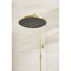 Duschsystem 'Glaia' mit Thermostat mattgold
