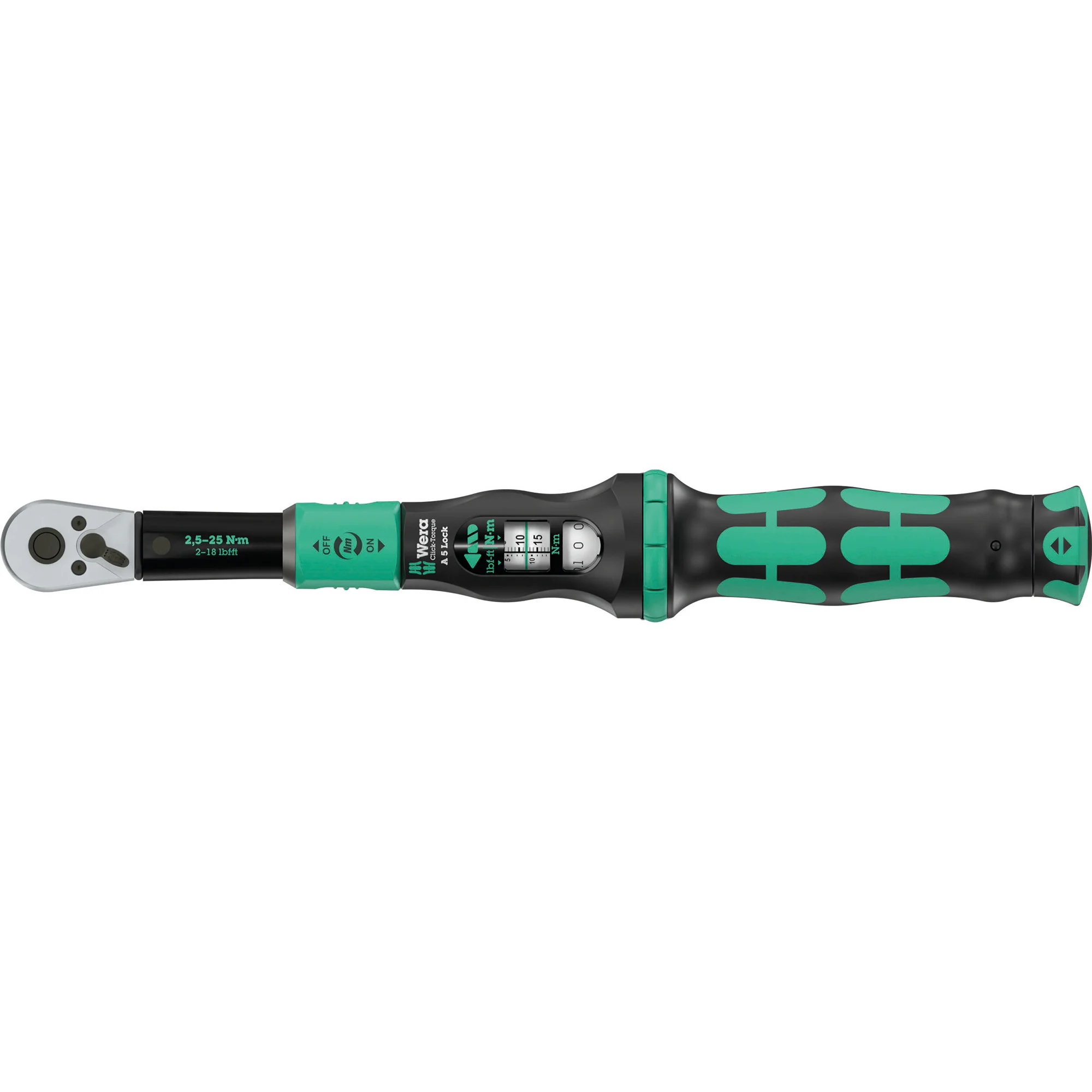 Drehmomentschlüssel 'Click-Torque Lock A 5' 2,5-25 Nm einstellbar