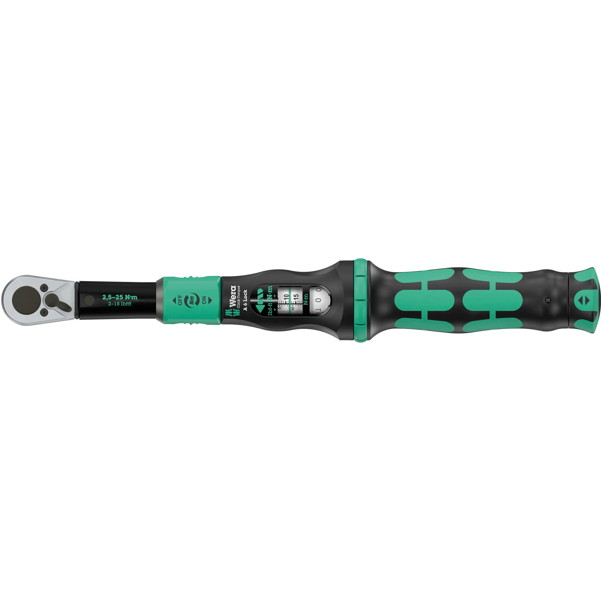 Drehmomentschlüssel 'Click-Torque Lock A 6' 2,5-25 Nm einstellbar