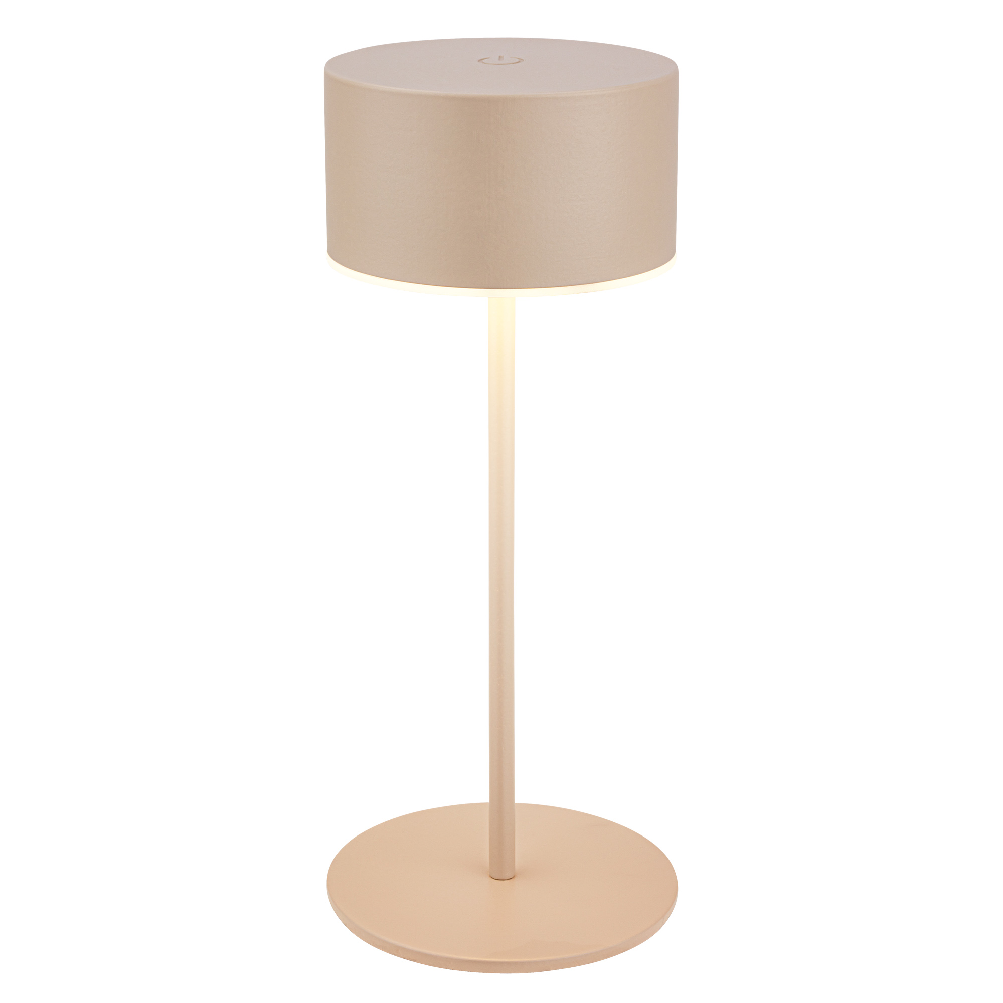 Akku-LED-Tischleuchte 'Kira' beige 2,6 W 150 lm 2700 K