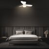 LED-Deckenventilator mit Beleuchtung 'Pan' dimmbar 1300 lm RGB - tunable white Ø 60 x 19 cm