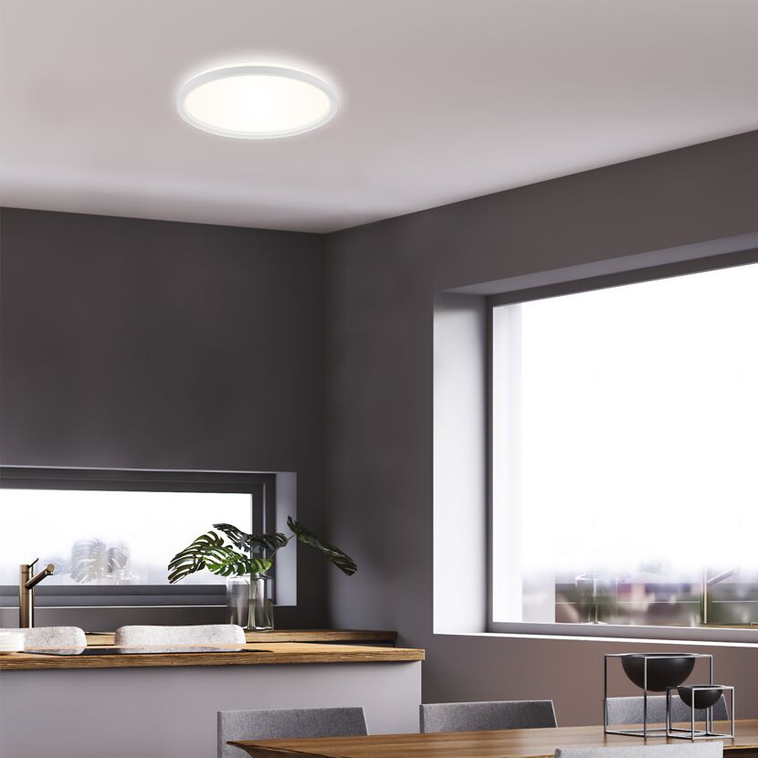 LED-Deckenleuchte 'Slim Case' 18 W weiß Ø 29,5 cm