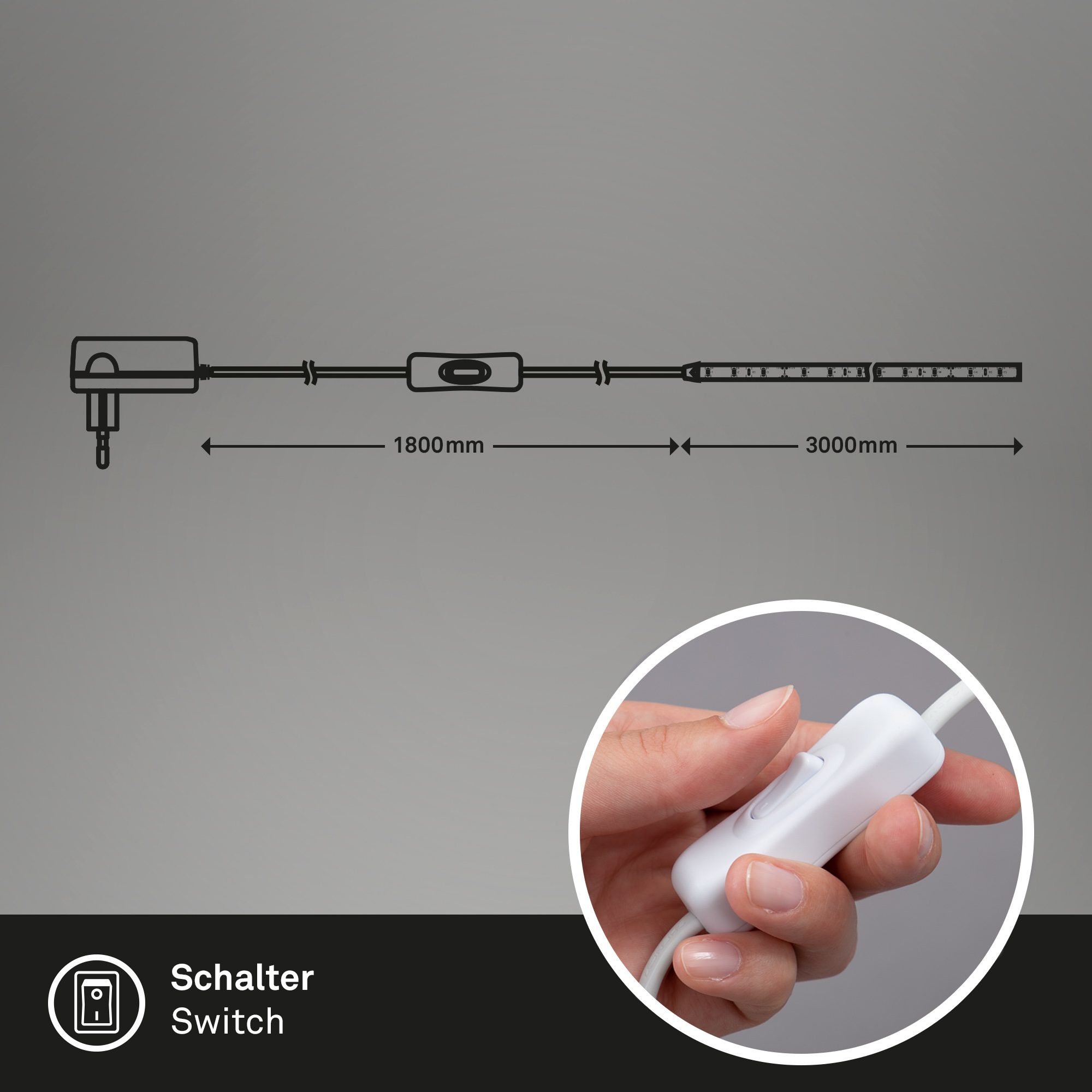 LED-Streifen 'LED Superline' 3 m 720 lm
