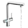Sprudelwasser-Spültischarmatur 'Aquastar Premium' verchromt, mit Kühl- und Filtersystem