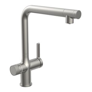 Sprudelwasser-Spültischarmatur 'Aquastar Premium' verchromt matt, mit Kühl- und Filtersystem
