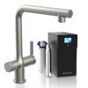 Sprudelwasser-Spültischarmatur 'Aquastar Premium' verchromt matt, mit Kühl- und Filtersystem