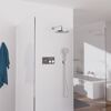 Digitales Duschsystem 'Aquadot' schwarz, mit Smart Control