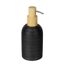 Seifenspender 'Altavalle' Polyresin, Bambus schwarz, natur 250 ml