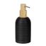 Seifenspender 'Altavalle' Polyresin, Bambus schwarz, natur 250 ml