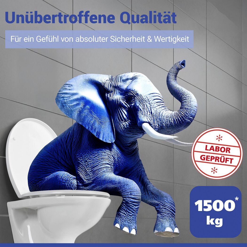 WC-Sitz 'Crevada' mit Absenkautomatik weiß
