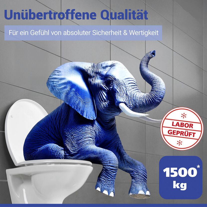 WC-Sitz 'Crevada' mit Absenkautomatik weiß