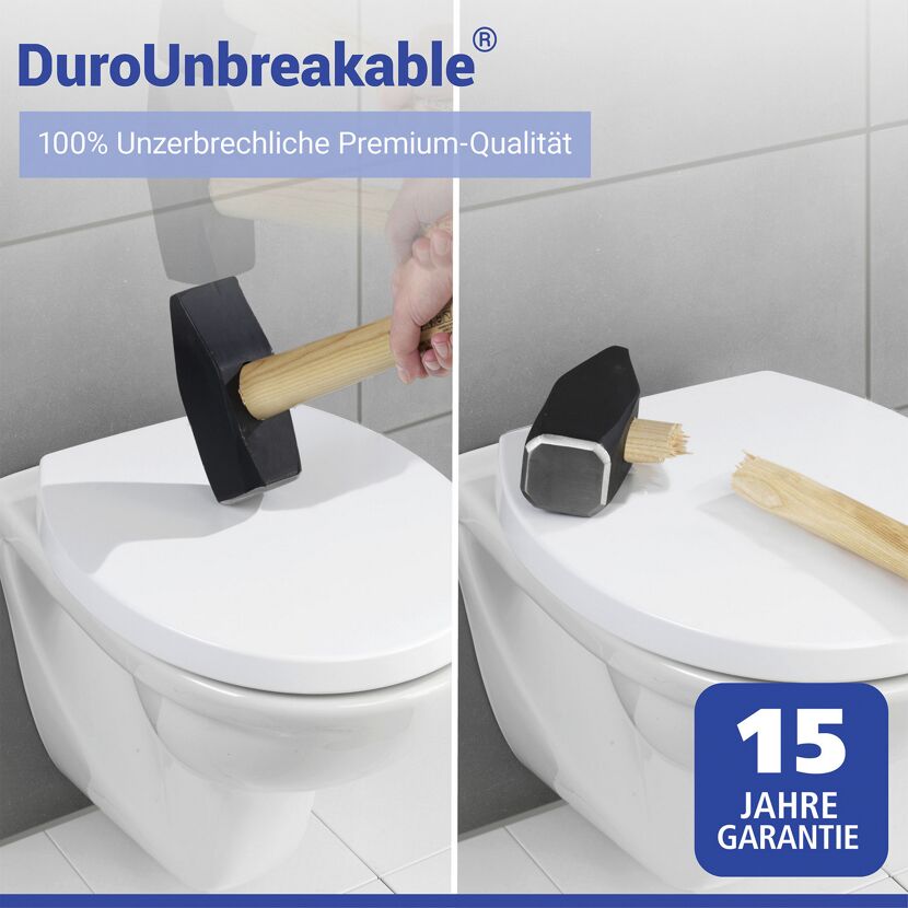 WC-Sitz 'Crevada' mit Absenkautomatik weiß