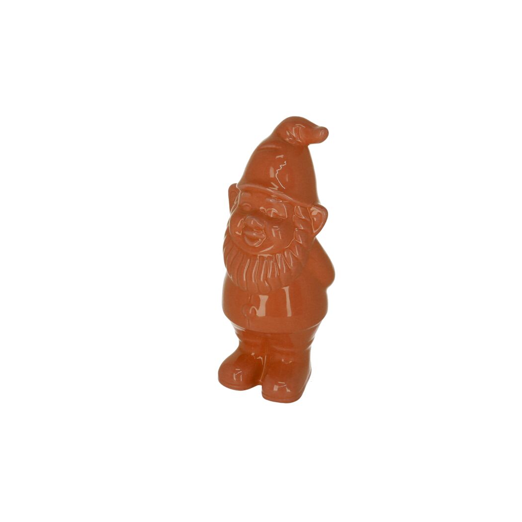Gartenzwerg orange 25 x 10 x 9,5 cm