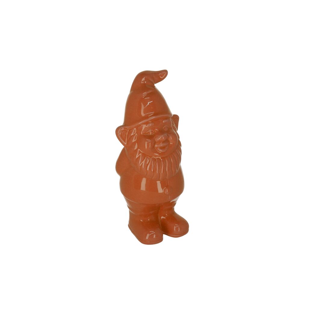 Gartenzwerg orange 25 x 10 x 9,5 cm