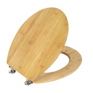 WC-Sitz mit Absenkautomatik Braun Bambus