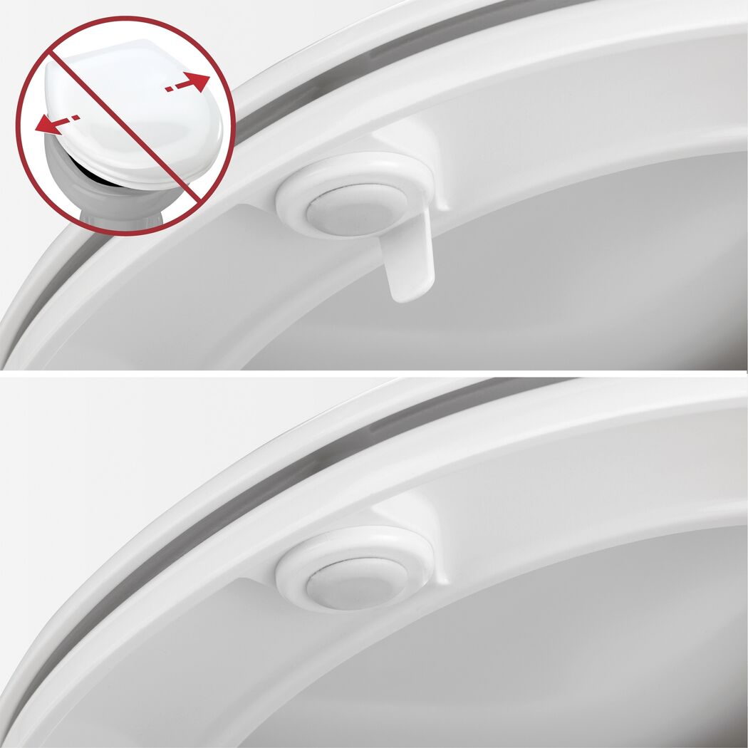 WC-Sitz 'Ripa' mit Absenkautomatik mehrfarbig Duroplast