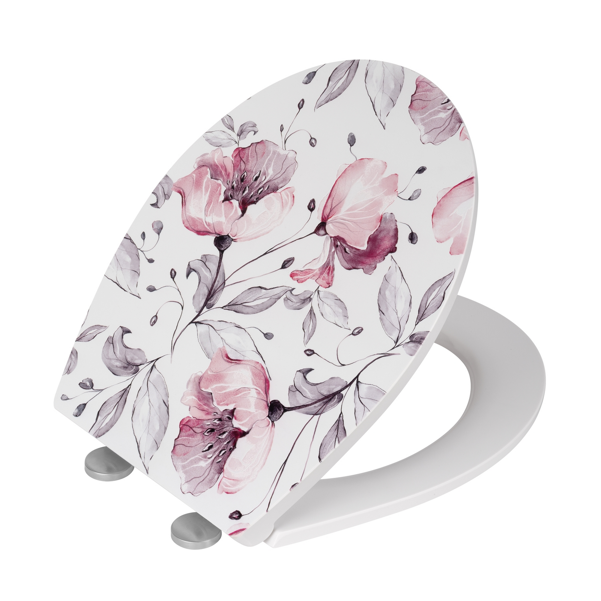 WC-Sitz 'Ripa' mit Absenkautomatik mehrfarbig Duroplast