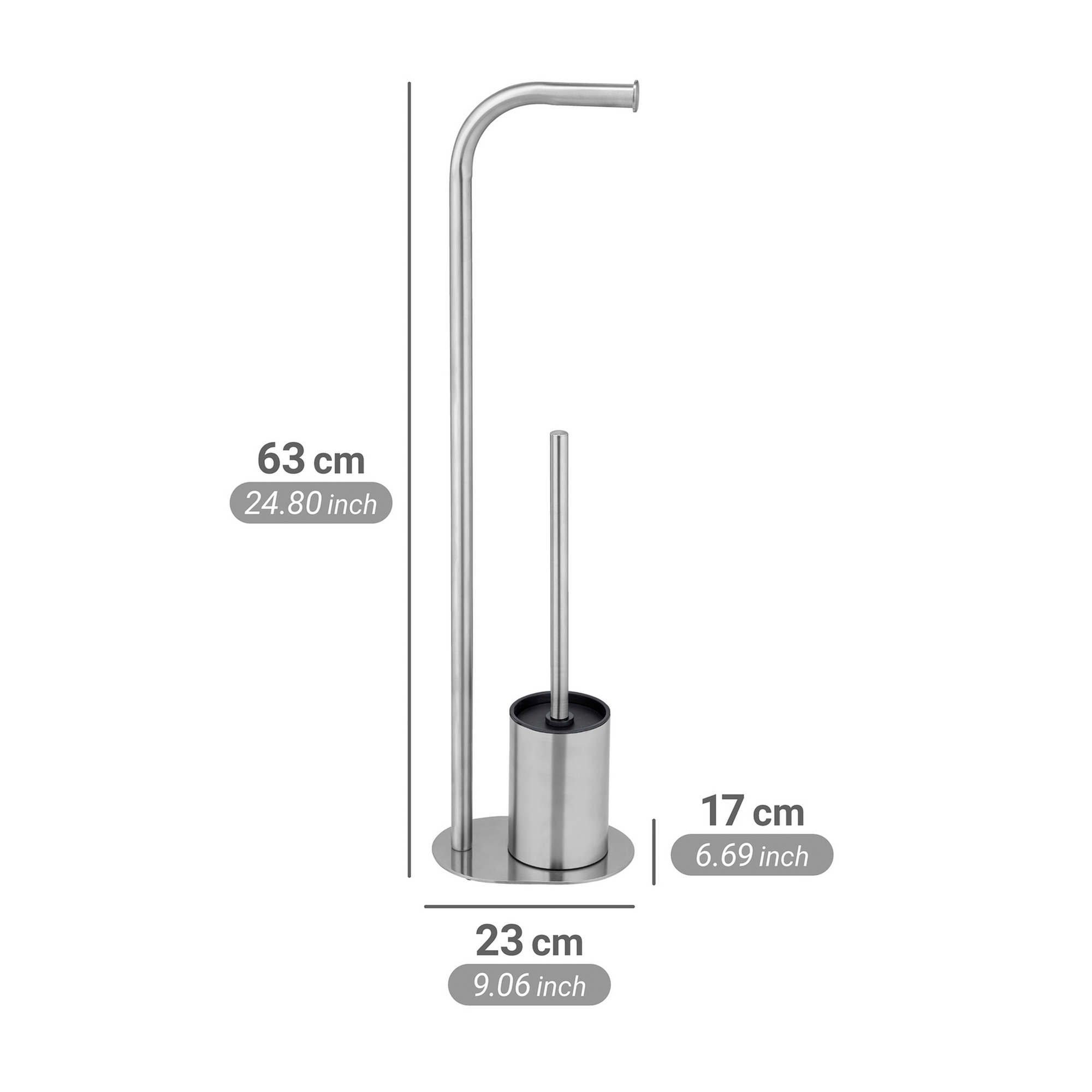 WC-Garnitur 'Levante' Edelstahl