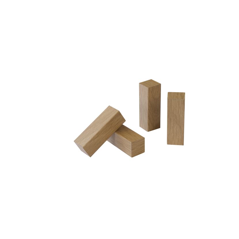 Eckholz Eiche Lumera 19 x 19 x 60 mm, 4 Stück