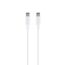 Ladekabel USB-C auf USB-C weiß 80 cm