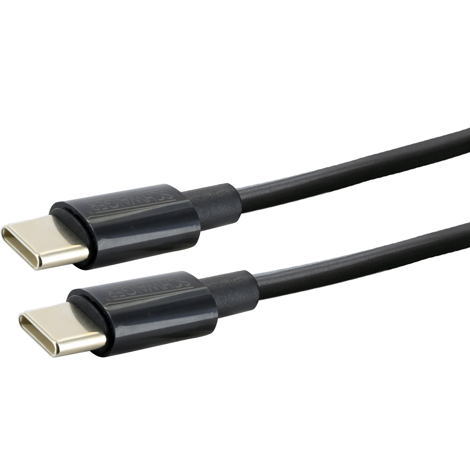 Ladekabel USB-C auf USB-C schwarz 80 cm