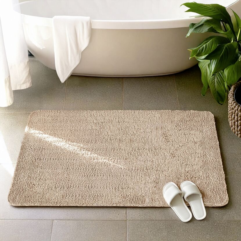 Badteppich 'Badia' beige 60 x 90 cm