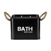 Aufbewahrungsbox 'Gara' Stahl schwarz 19 x 12,5 x 13 cm