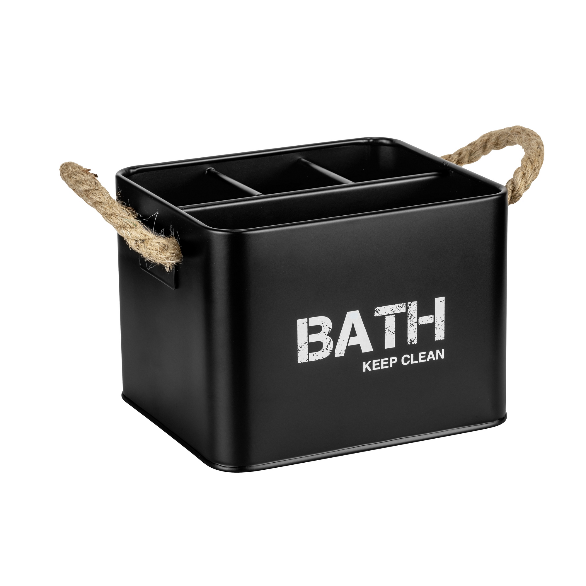 Aufbewahrungsbox 'Gara' Stahl schwarz 19 x 12,5 x 13 cm