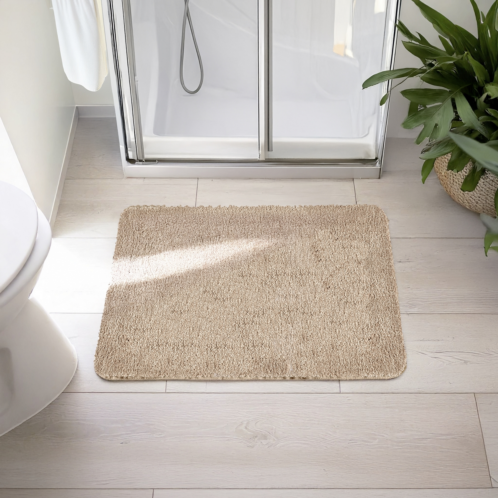 Badteppich 'Badia' beige 55 x 65 cm