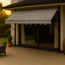 Klemmmarkise 'Exklusiv' grau 350 x 150 cm