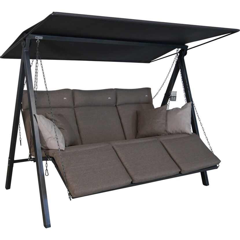 Hollywoodschaukel 'Lounge Smart' 3-Sitzer grün 210 x 160 x 145 cm
