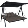 Hollywoodschaukel 'Lounge Smart' 3-Sitzer taupe 210 x 160 x 145 cm