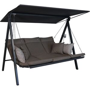 Hollywoodschaukel 'Lounge Smart' 3-Sitzer olivenfarben 210 x 160 x 145 cm