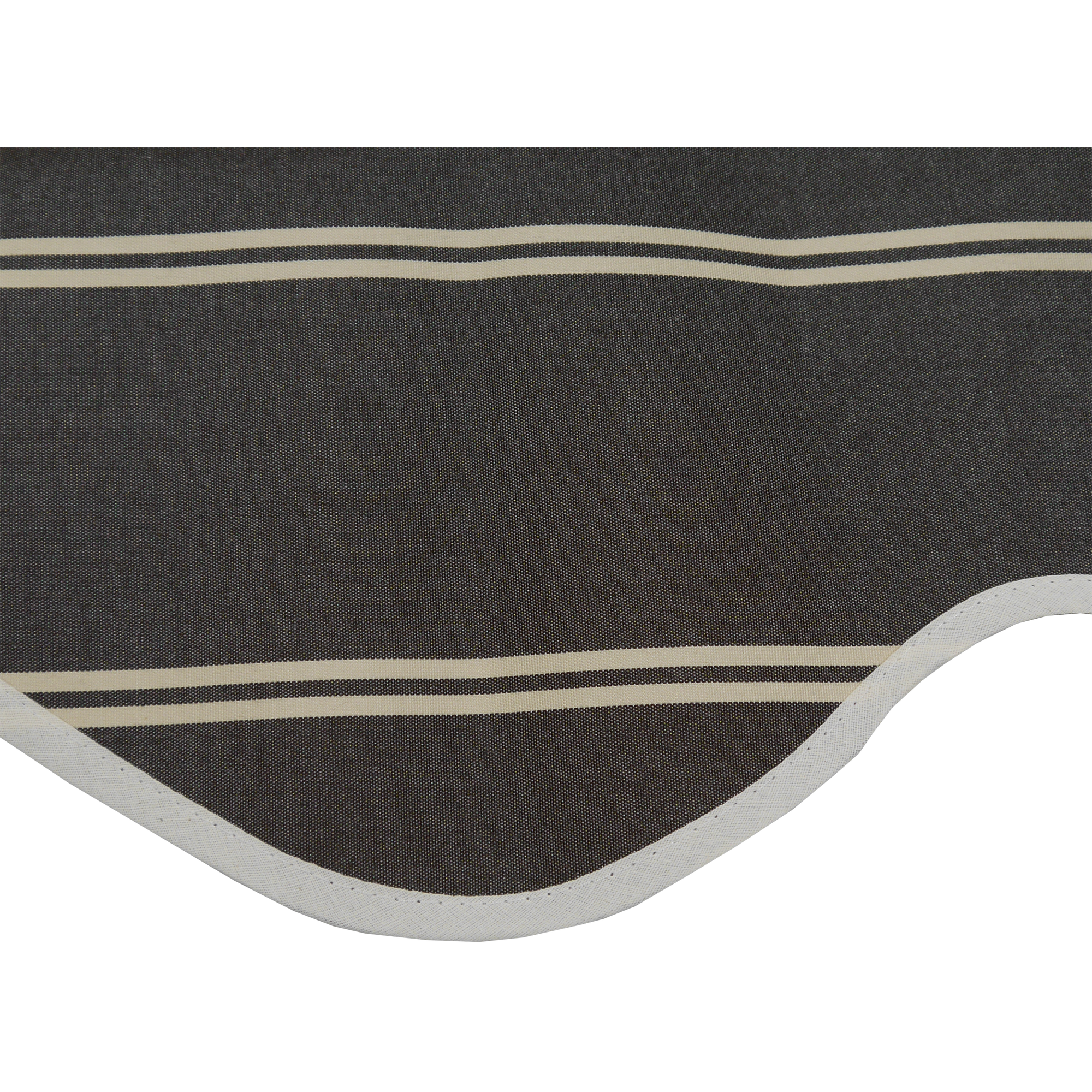 Klemmmarkise 'Exklusiv' mit Volant/wasserabweisend 300 x 150 cm