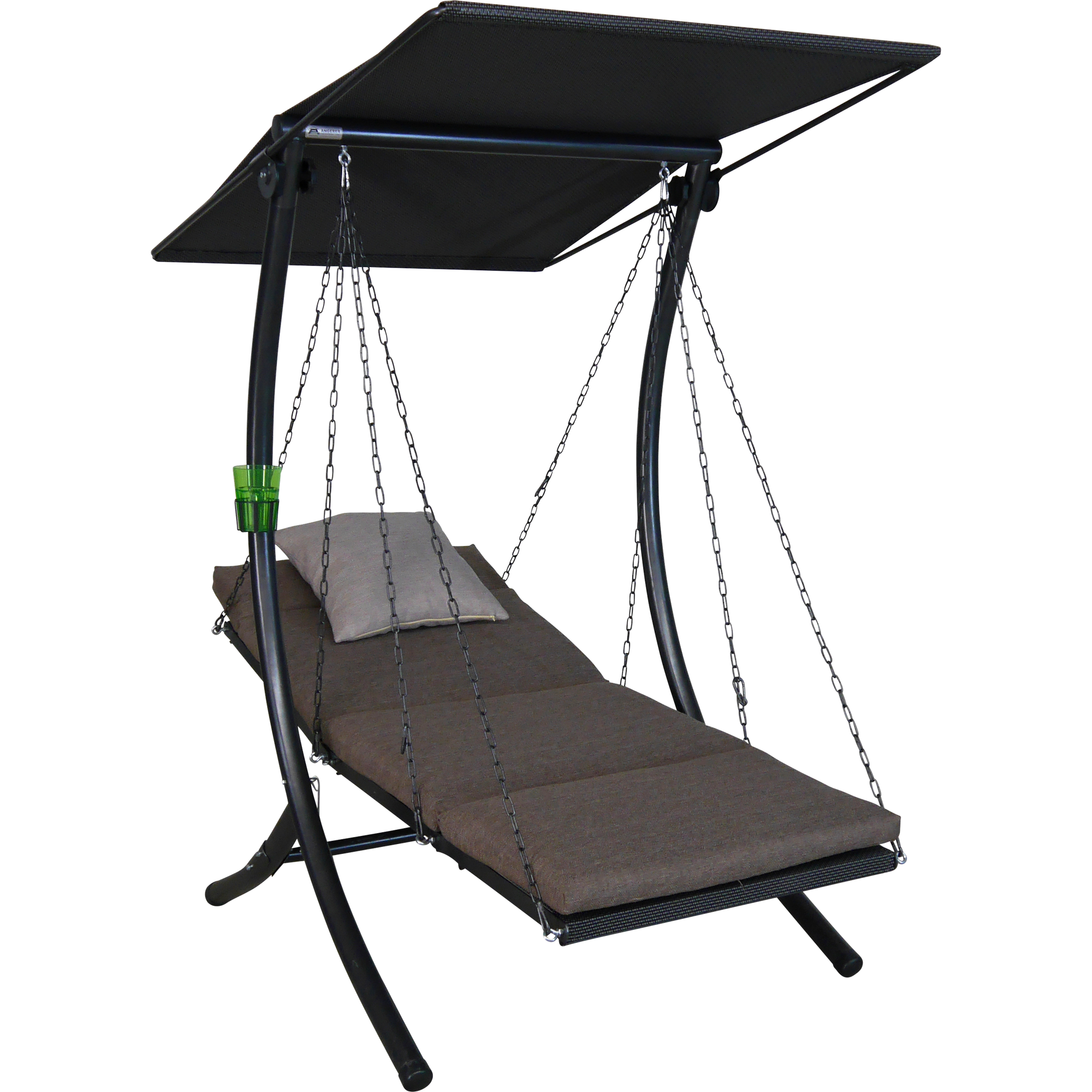 Hollywoodschaukel 'Swing Smart' 1-Sitzer grün 100 x 160 x 145 cm