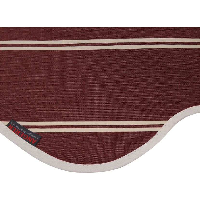 Klemmmarkise 'Exklusiv' mit Volant/wasserabweisend 150 x 150 cm